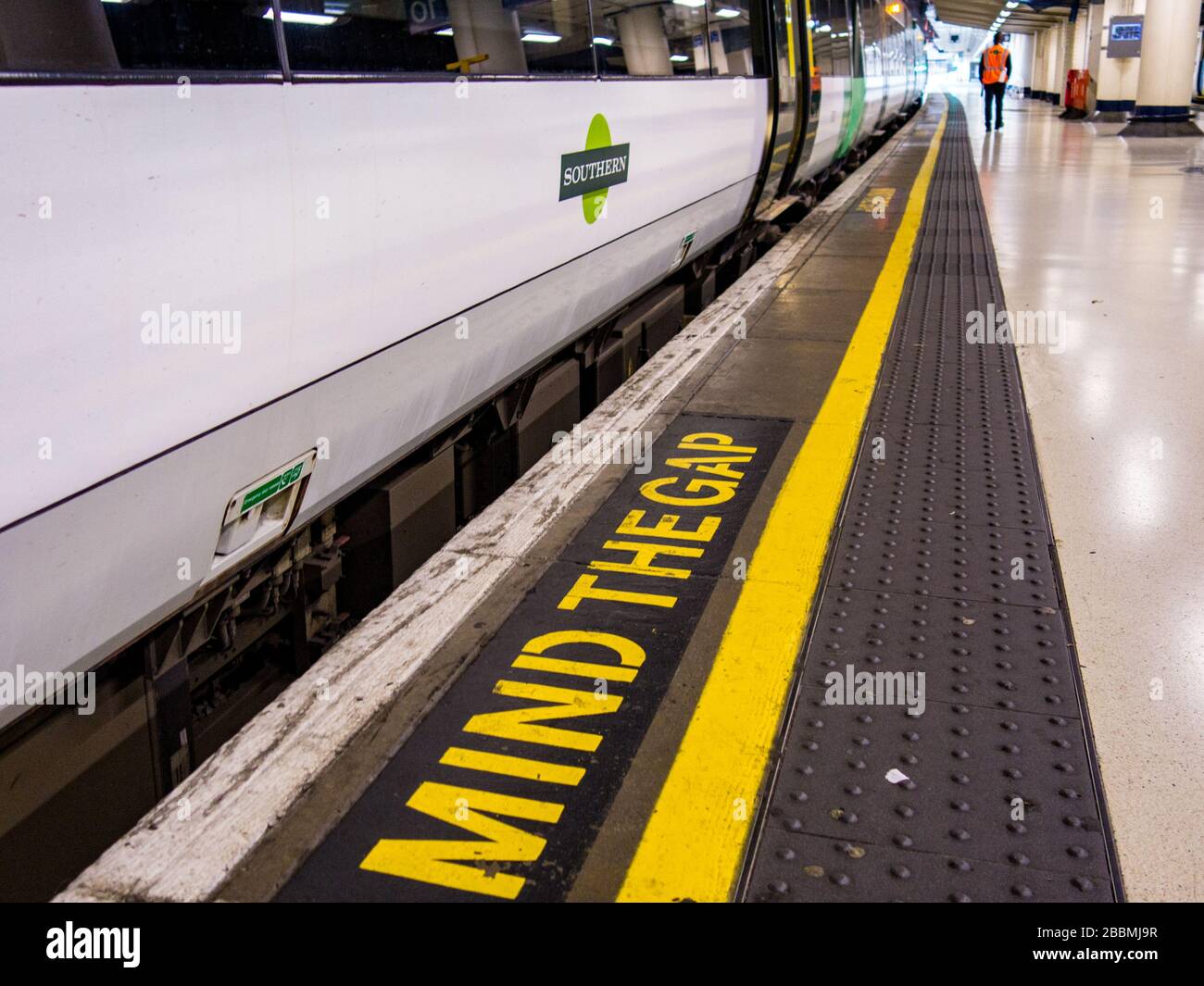 Südbahnhof am Bahnhof Victoria - London UK Stockfoto