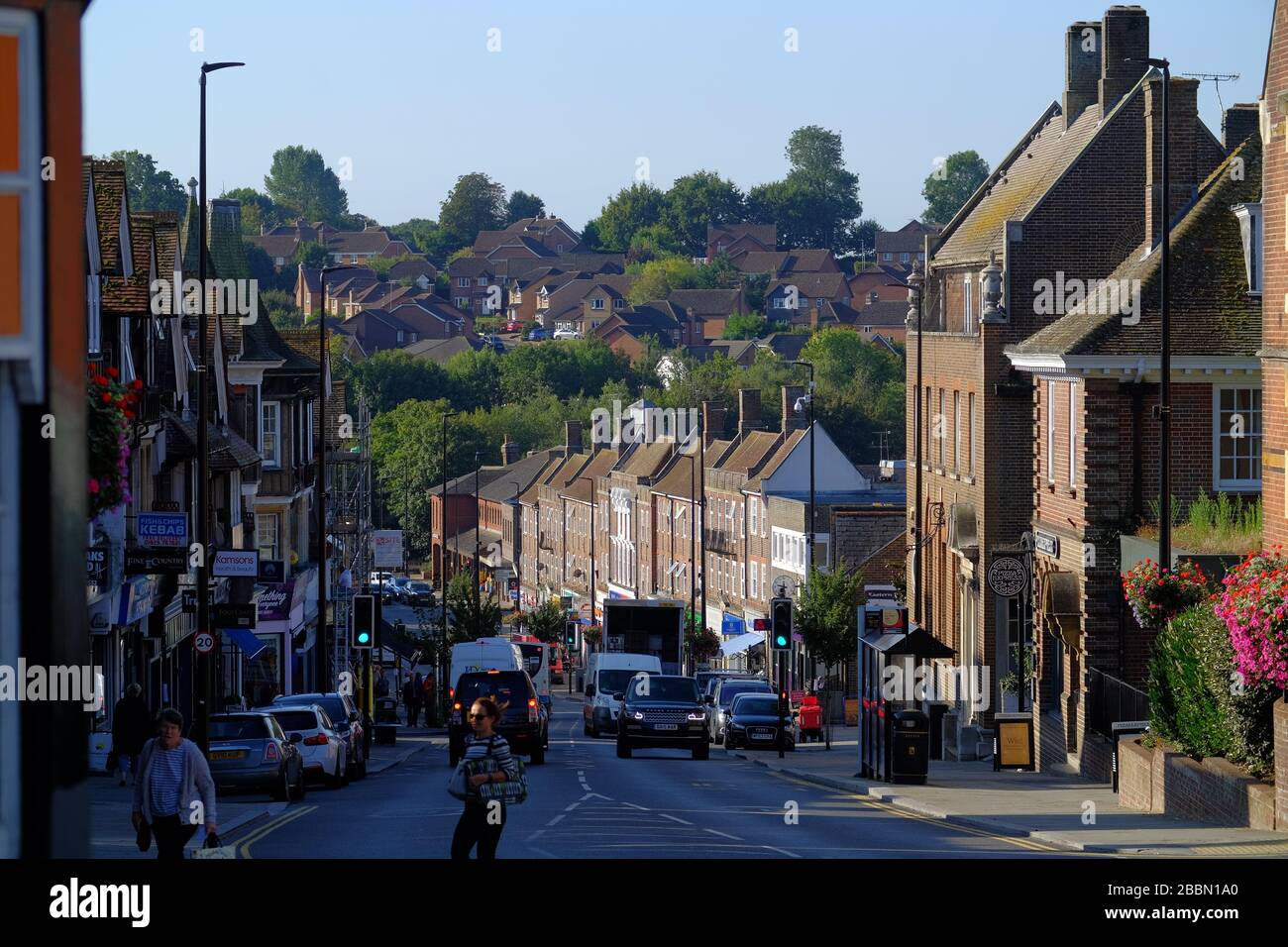 Uckfield High Street, East Sussex, Großbritannien Stockfoto