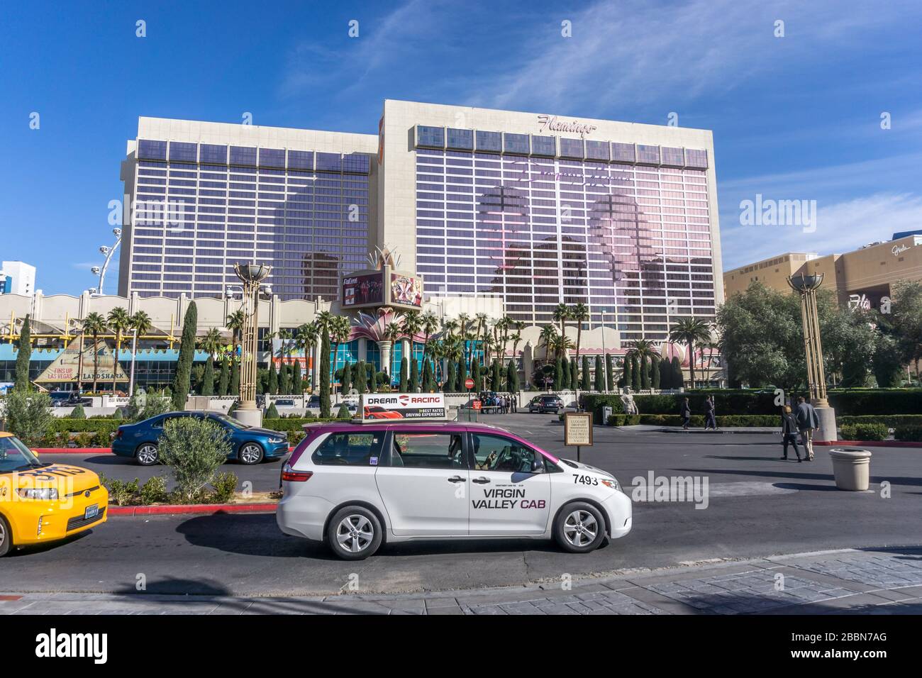 The Flamingo Hotel and Casino, Las Vegas Boulevard, Las Vegas, Nevada, USA, Stockfoto