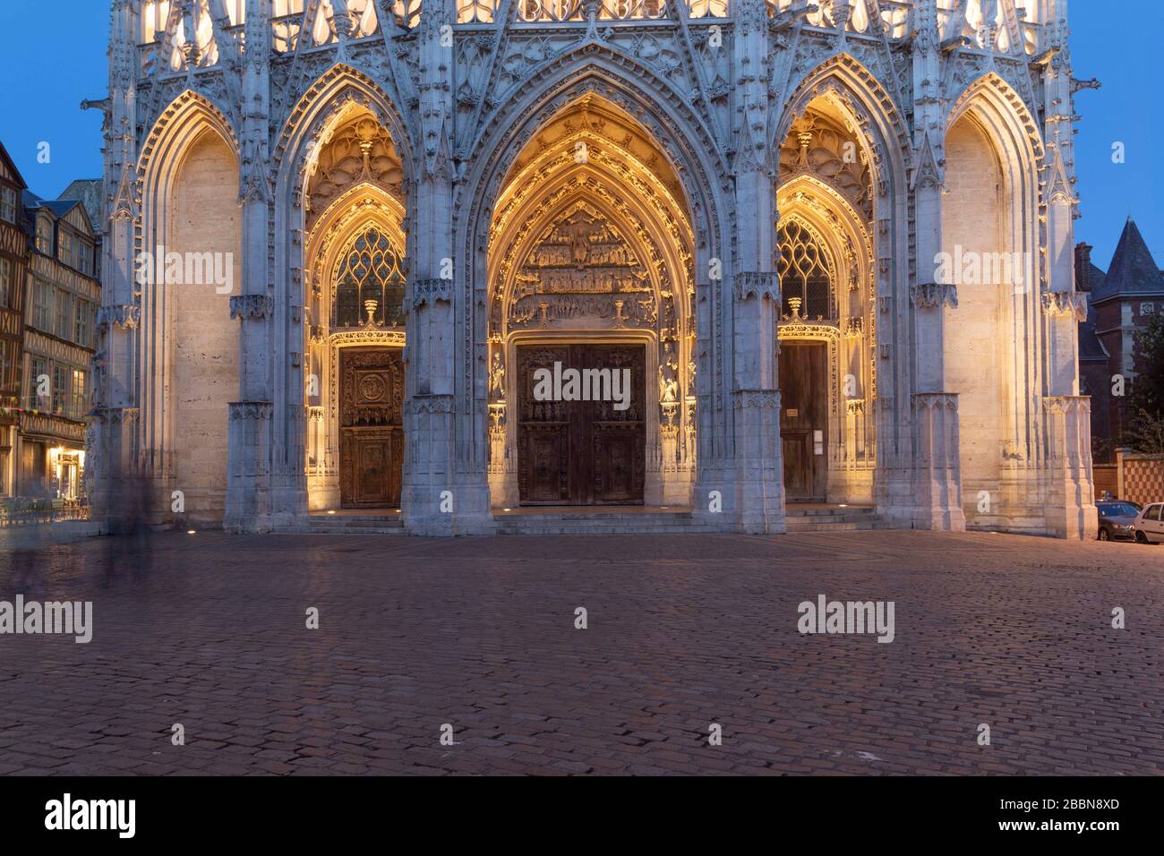 Kathedrale in Rouen, Normandie Stockfoto