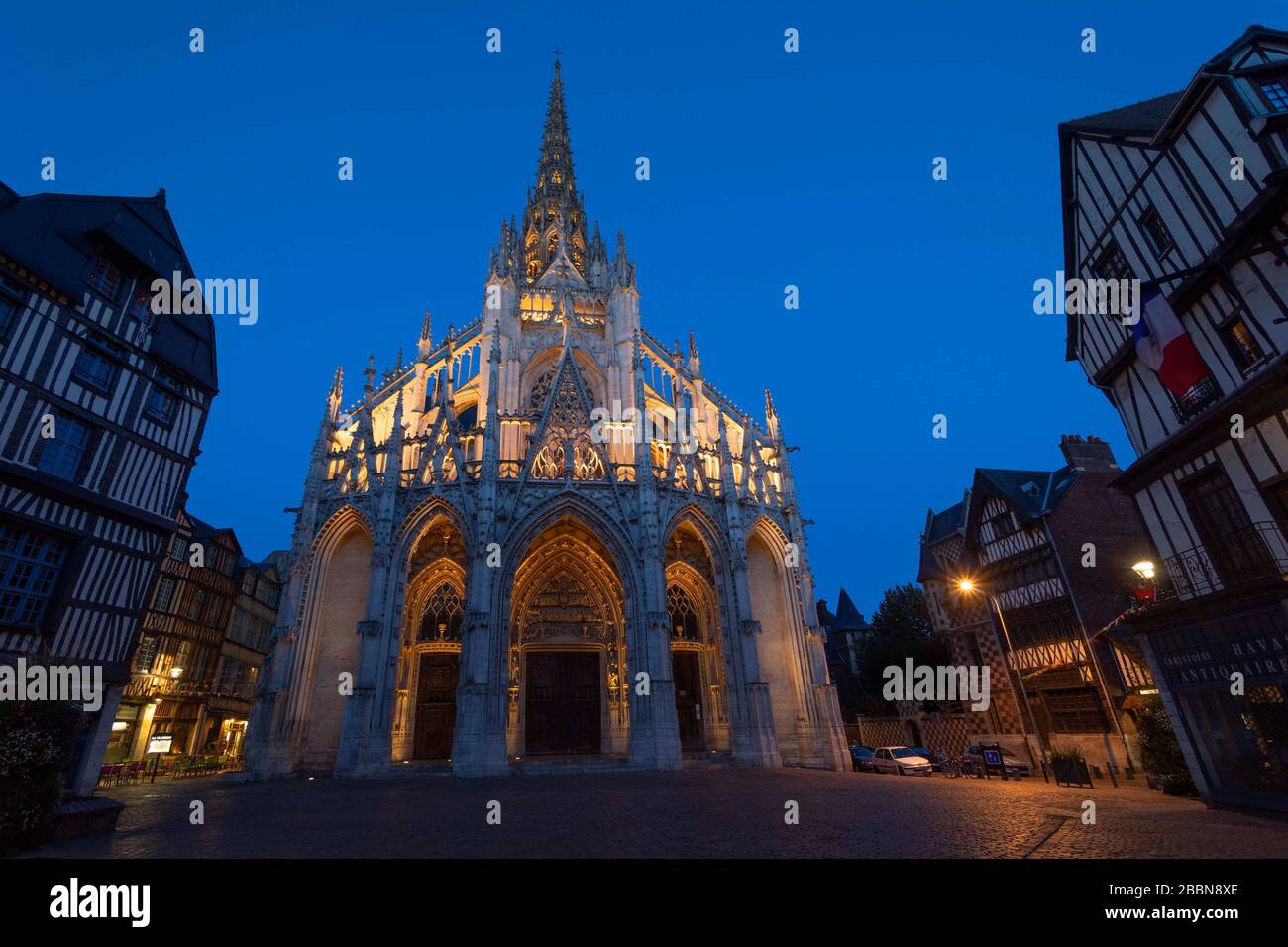 Kathedrale in Rouen, Normandie Stockfoto