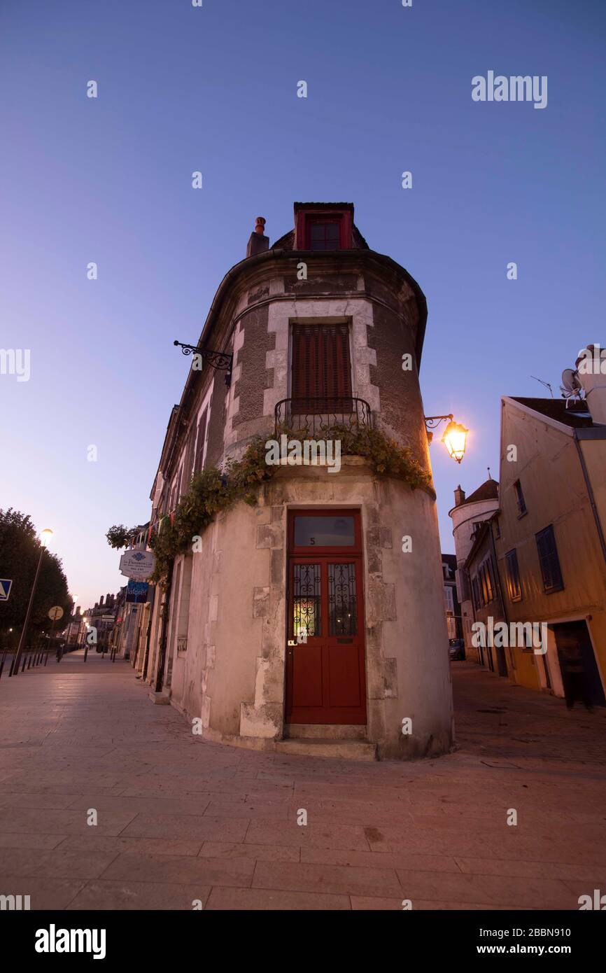 Stadt Auxerre, Frankreich Stockfoto