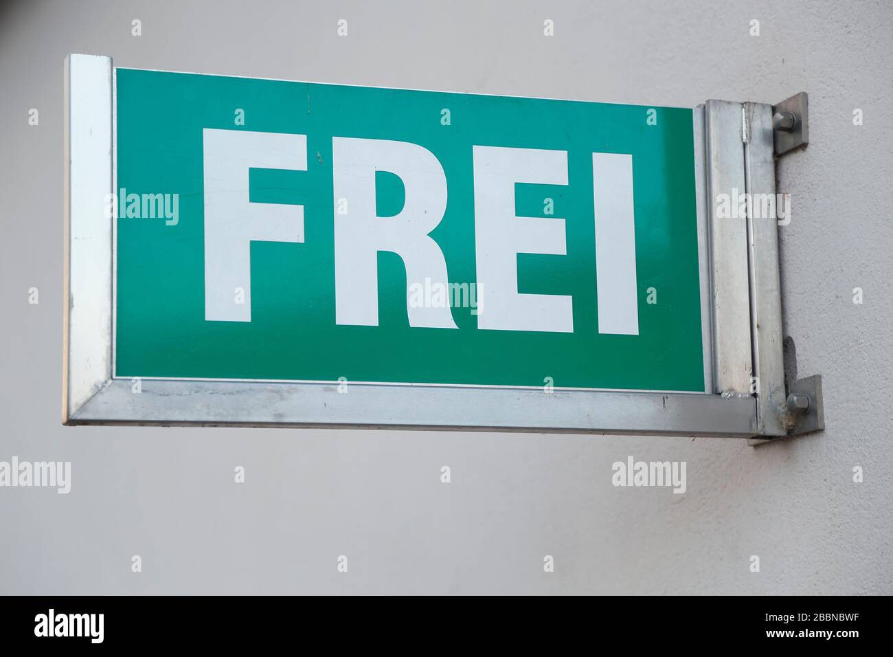 Coronavirus Sars-CoV-2 COVID-19 Krise: Maßnahmen in Österreich, am 31.03.2020 Zimmer verfügbar, Gastgewerbe, Wohnungen, Pension, Gästeband, Unterkunft, Unterkunft, Tourismus, Tourismusterkolben weltweit Stockfoto