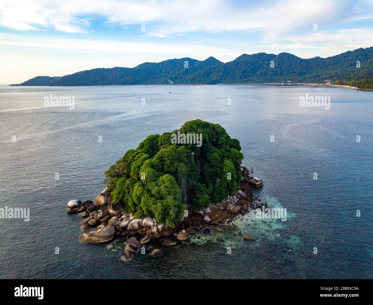 Pulau Tioman Drone View Malaysia Stockfoto