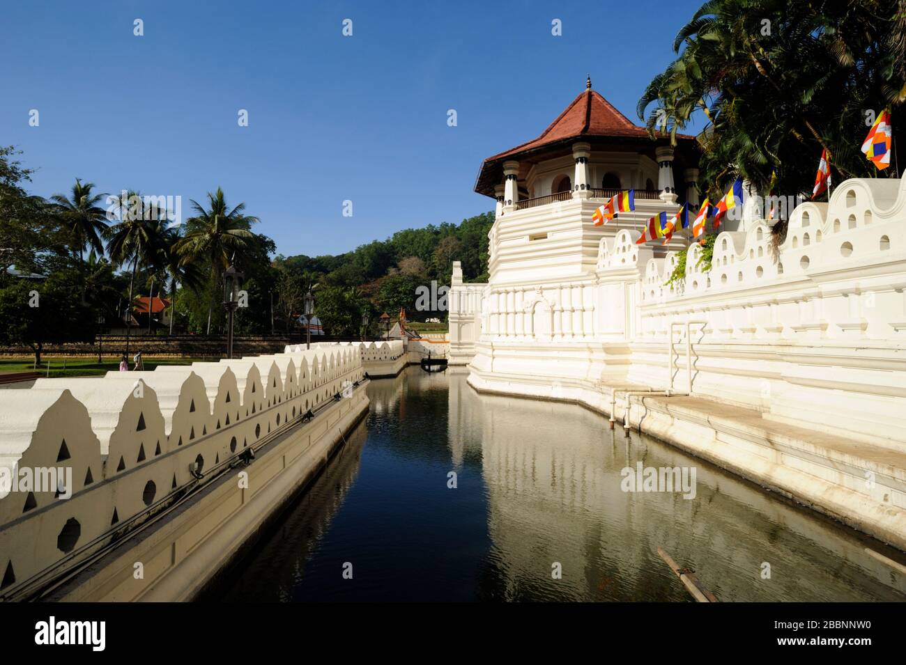 Sri Lanka, Kandy, Tempel des Zahnes Stockfoto