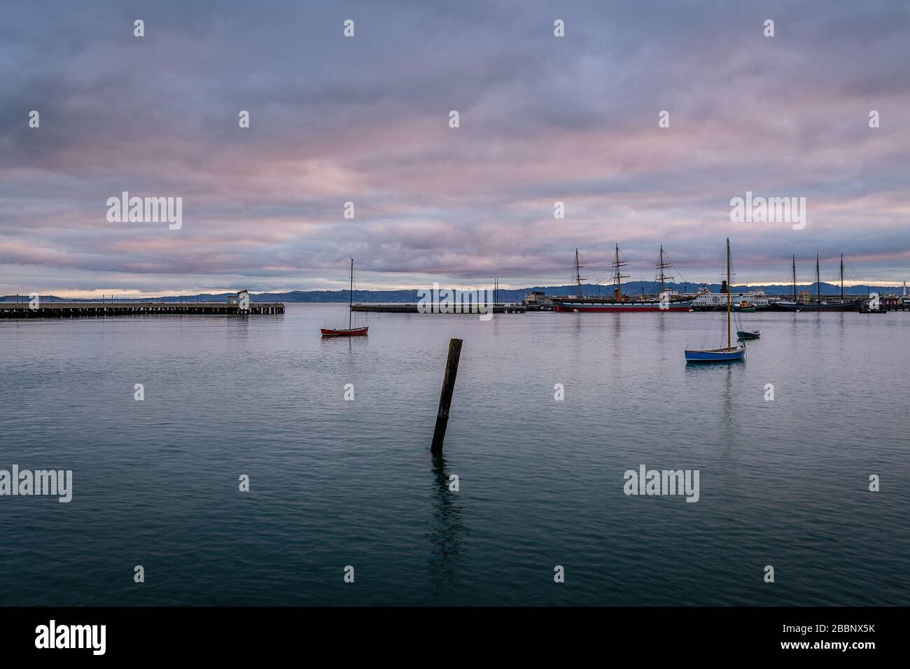 Ghirardelli Square at Dawn Stockfoto