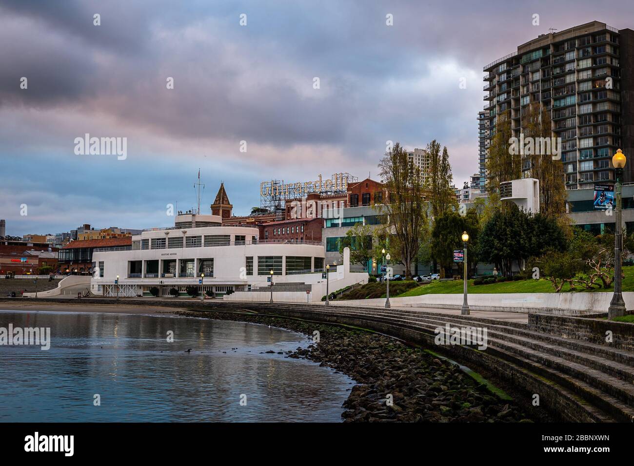 Ghirardelli Square at Dawn Stockfoto