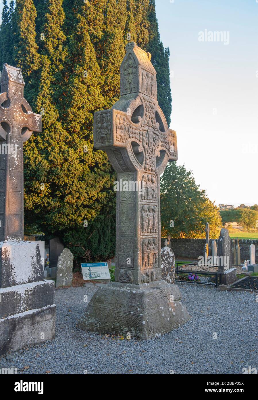 Muiredachs Kreuz in Monasterboice County Louth Irland Stockfoto