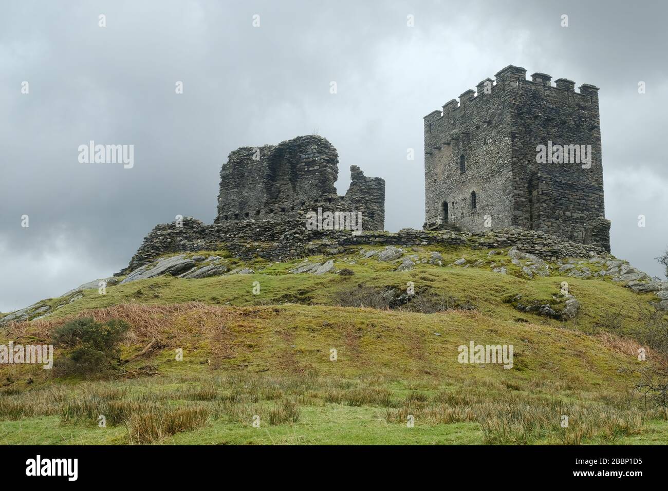 Dolwyddelan Castle, Snowdonia, North Wales Stockfoto