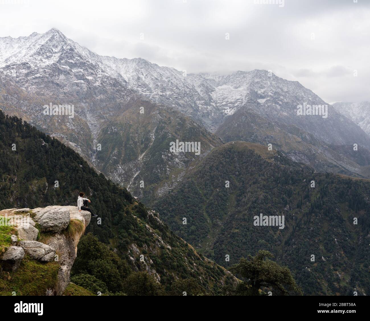 Indien Dharmasala Berge Himalaya Blick Stockfoto