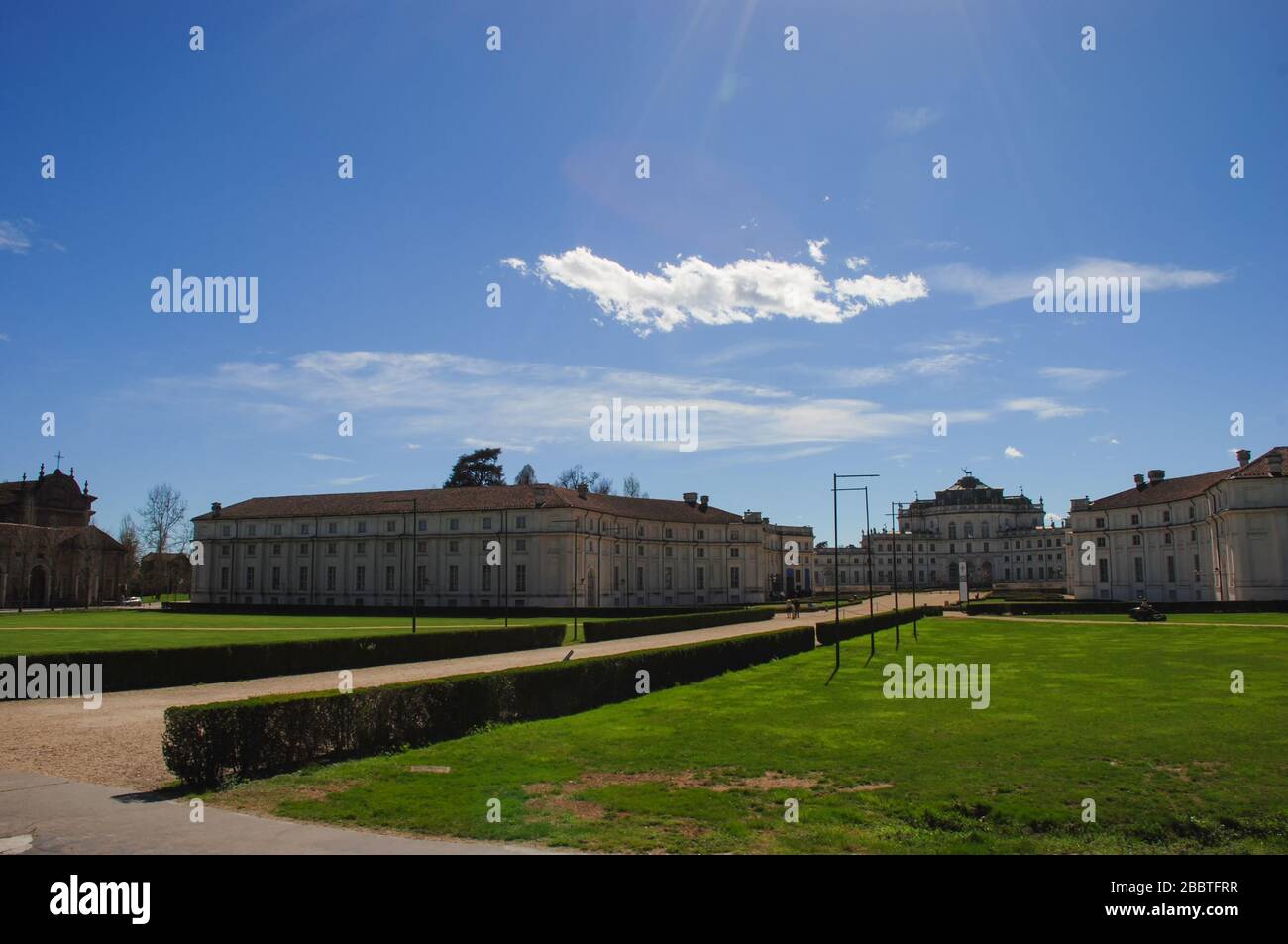 Die Jagdresidenz von Stupinigi bei Turin in Italien Stockfoto