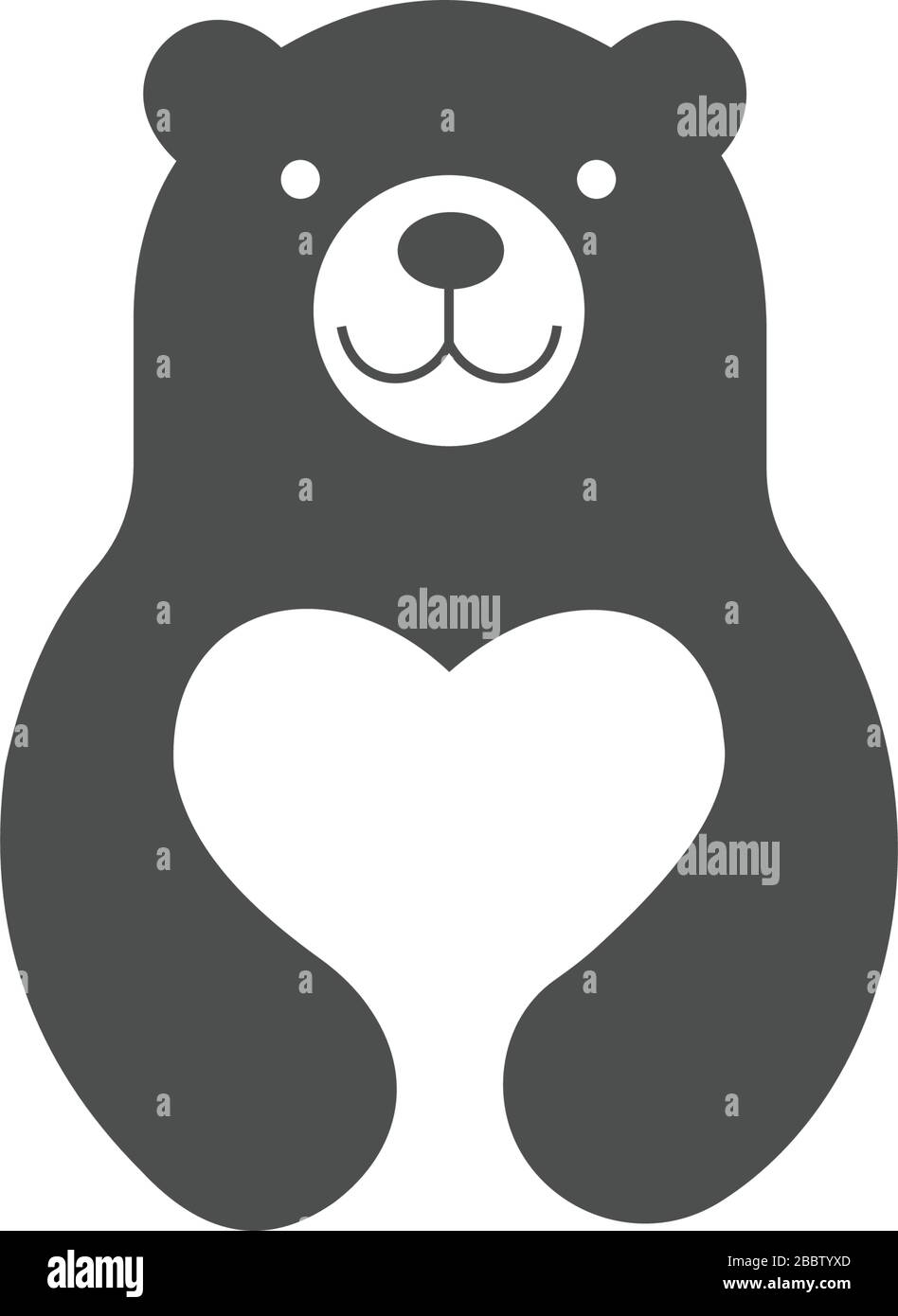 Bear Logo Vector Design Template Stock Vektor