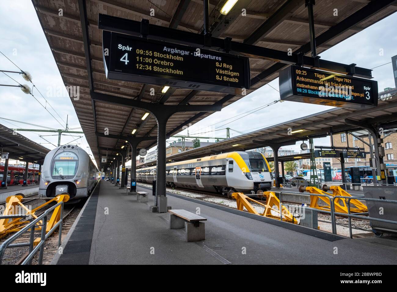 Hauptbahnhof in Gothenburg, Schweden, Europa Stockfoto