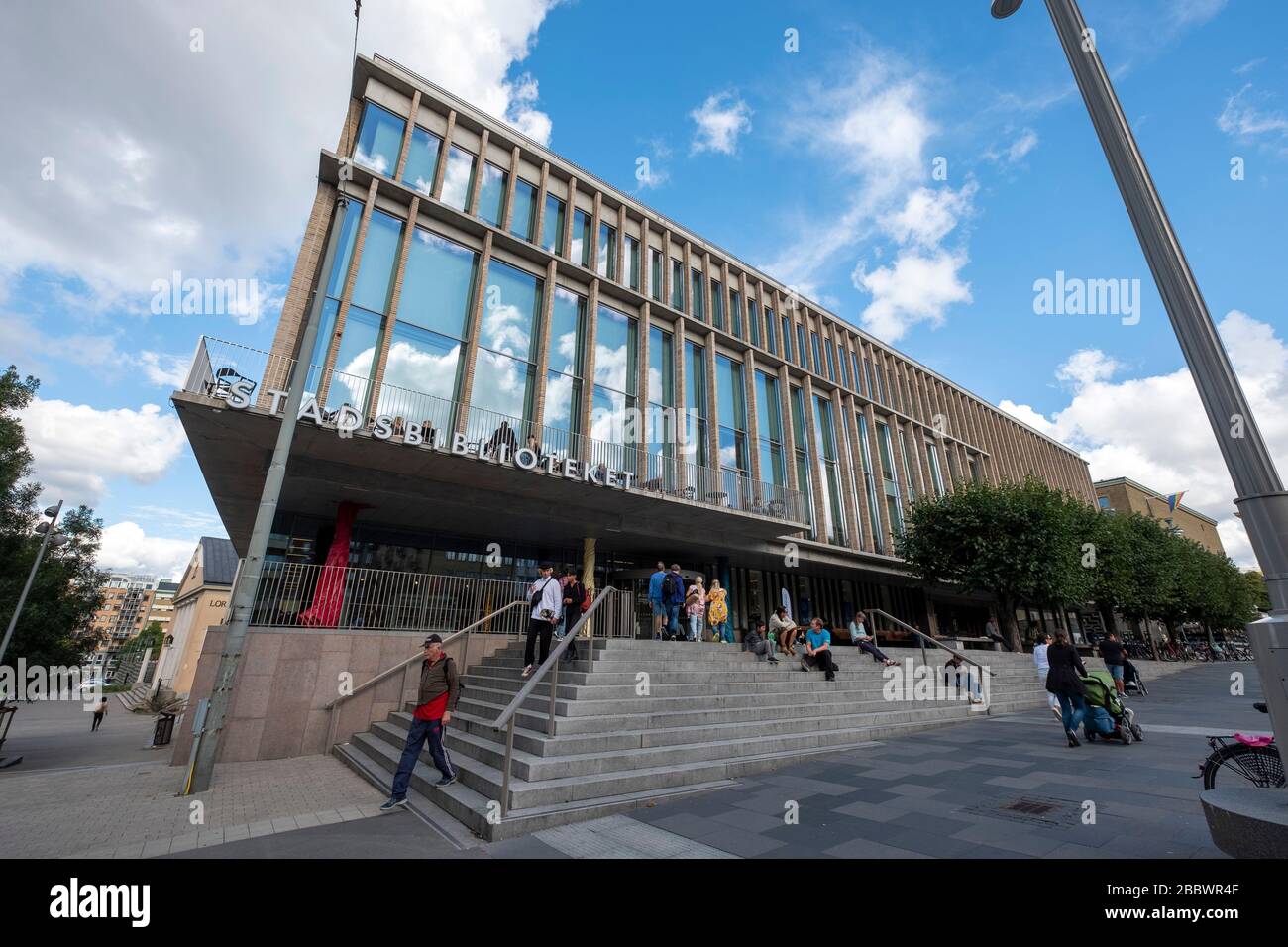 Stadtbibliothek von Gothenburg - Stadtbibliothek Göteborg in Gothenburg, Schweden, Europa Stockfoto