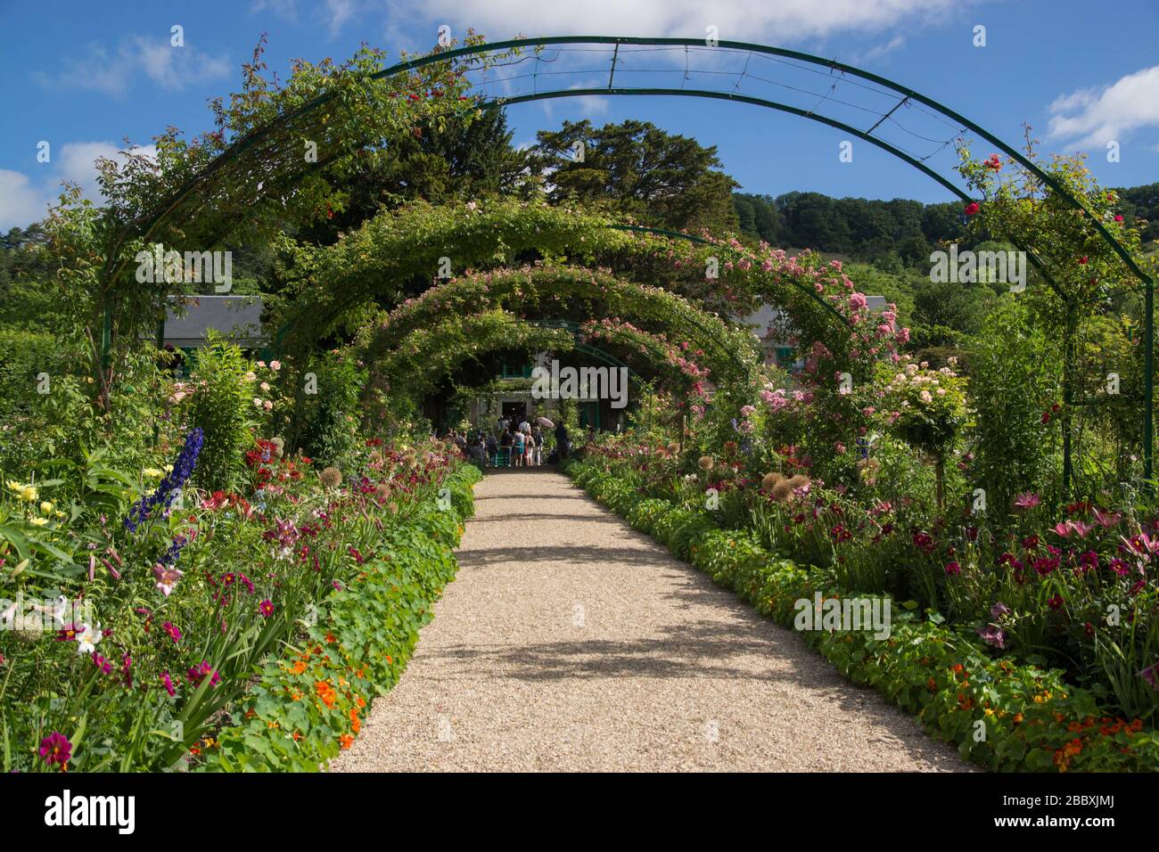 claude monet Garten Stockfoto