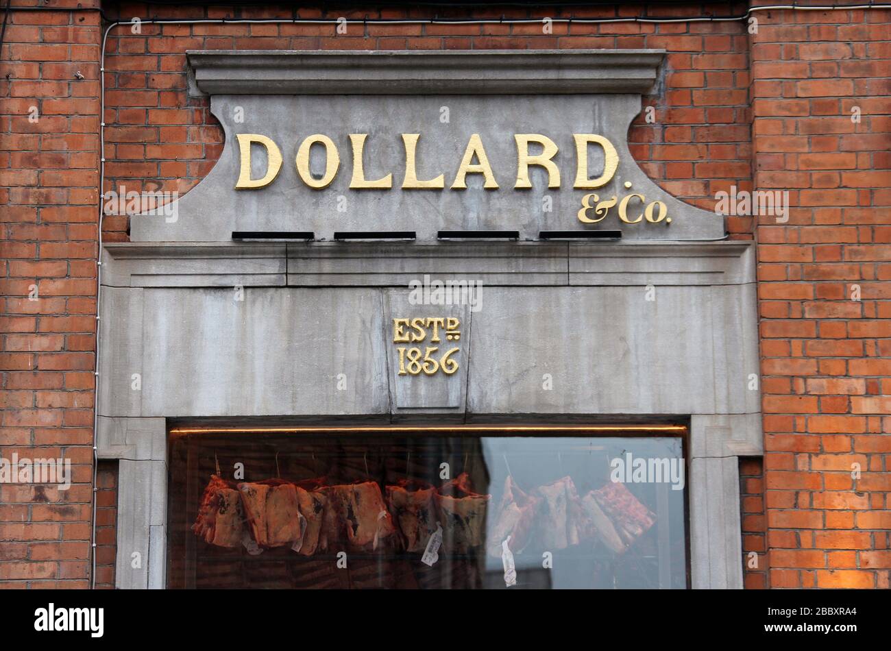 Dollard und Co im Stadtzentrum von Dublin Stockfoto