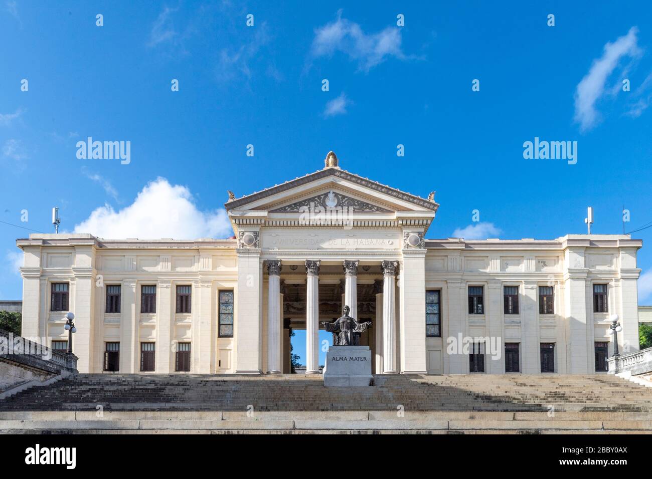 Universidad de la Habana, Universität Havanna Stockfoto