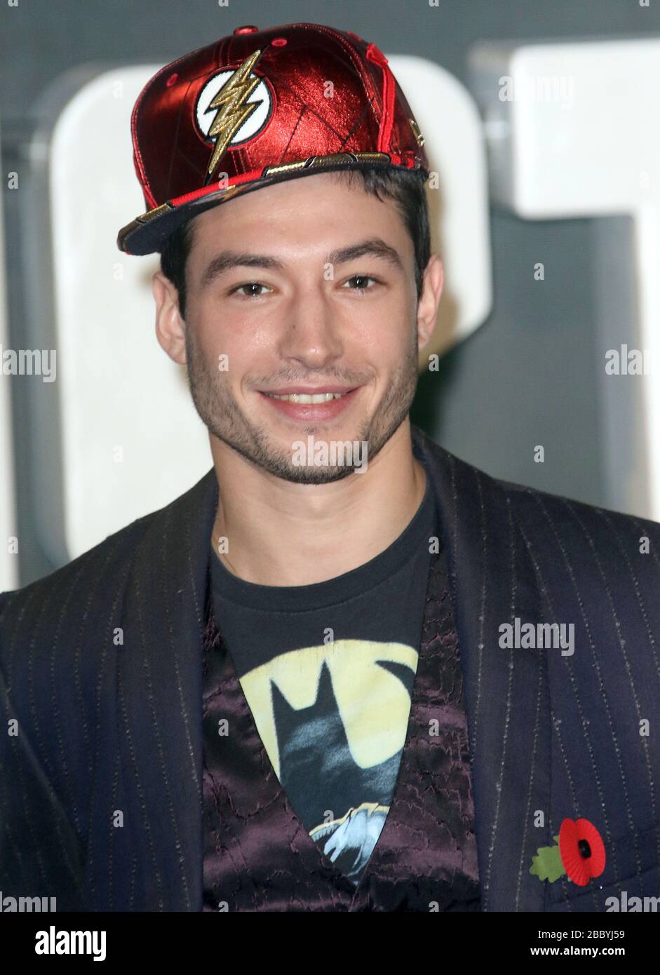 Nov 04, 2017 - London, England, Großbritannien - "Justice League" Photocall Photo Shows: Ezra Miller Stockfoto