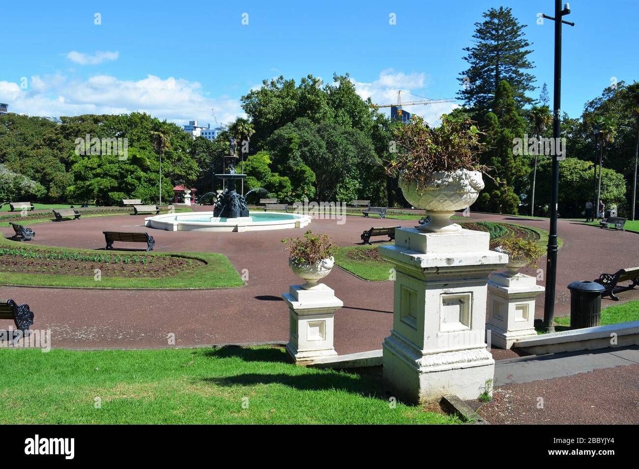 Auckland City Albert Park in Neuseeland Stockfoto
