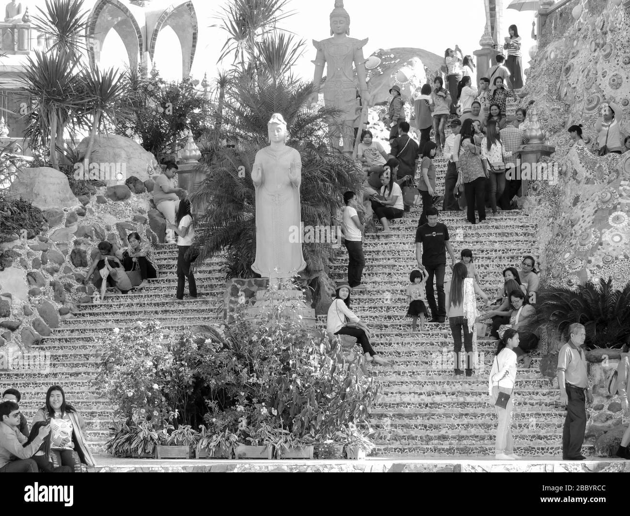 Die erstaunliche Kanchanapisek-Pagode, Khao Kho - Dekho Thailand Stockfoto