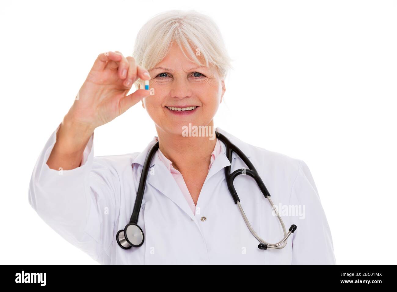 Porträt von lächelnden Ärztin Stockfoto