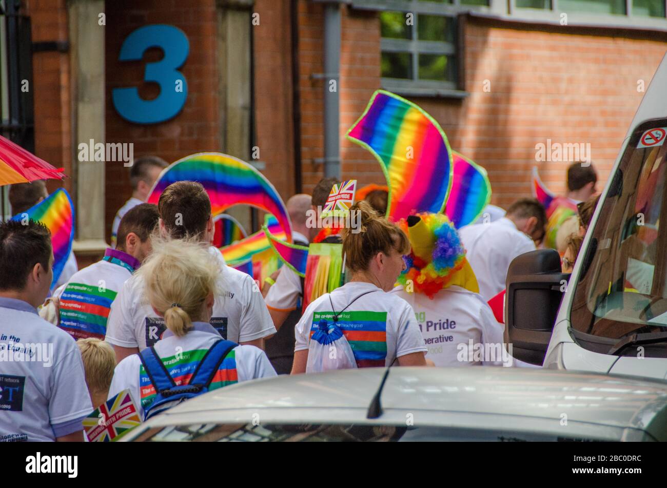 Manchester Homosexuelle Stolz 2012 Stockfoto