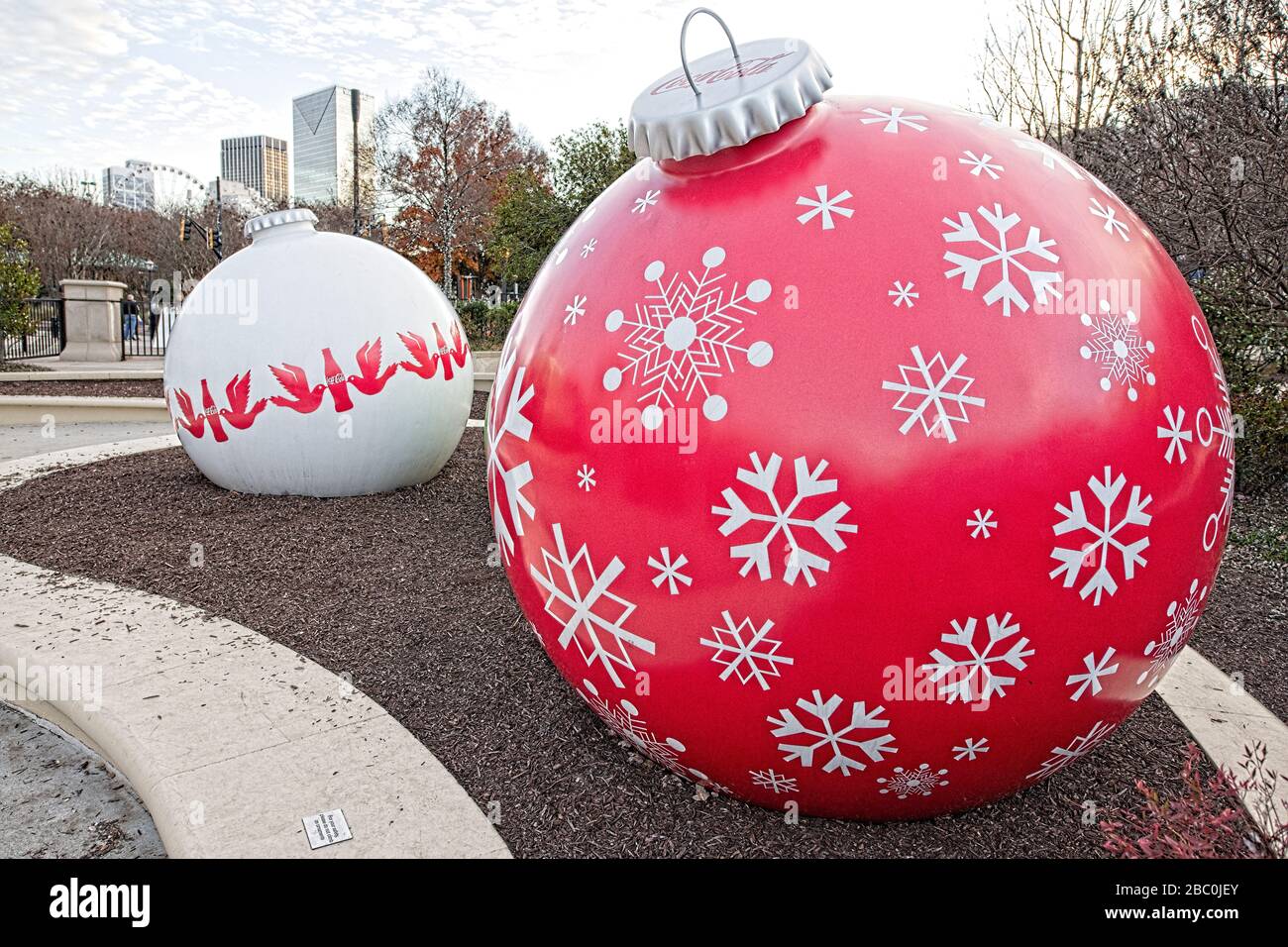 Außerhalb von World of Coca Cola in Atlanta, Georgia Stockfoto