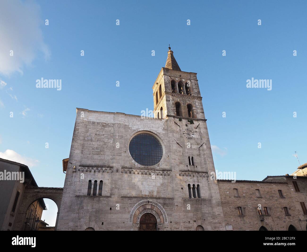 Kirche San Michele Arcangelo, Bevagna, Umbrien, Italien, Europa Stockfoto