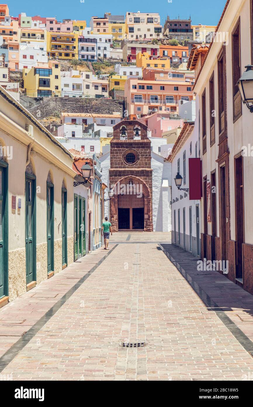 Kirche La Nuestra Senora de la Asuncion, San Sebastian de La Gomera, La Gomera, Spanien Stockfoto