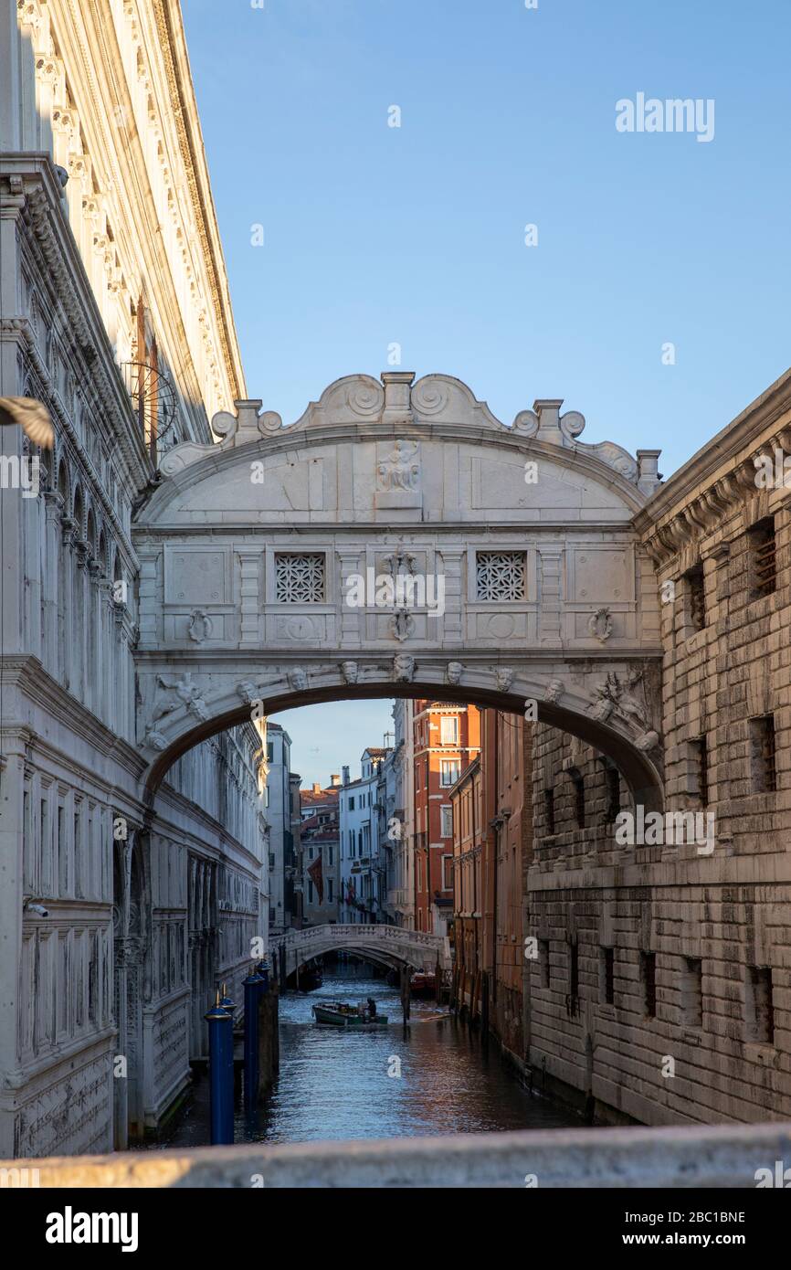 Italien, Venedig, Seufzer-Brücke Stockfoto