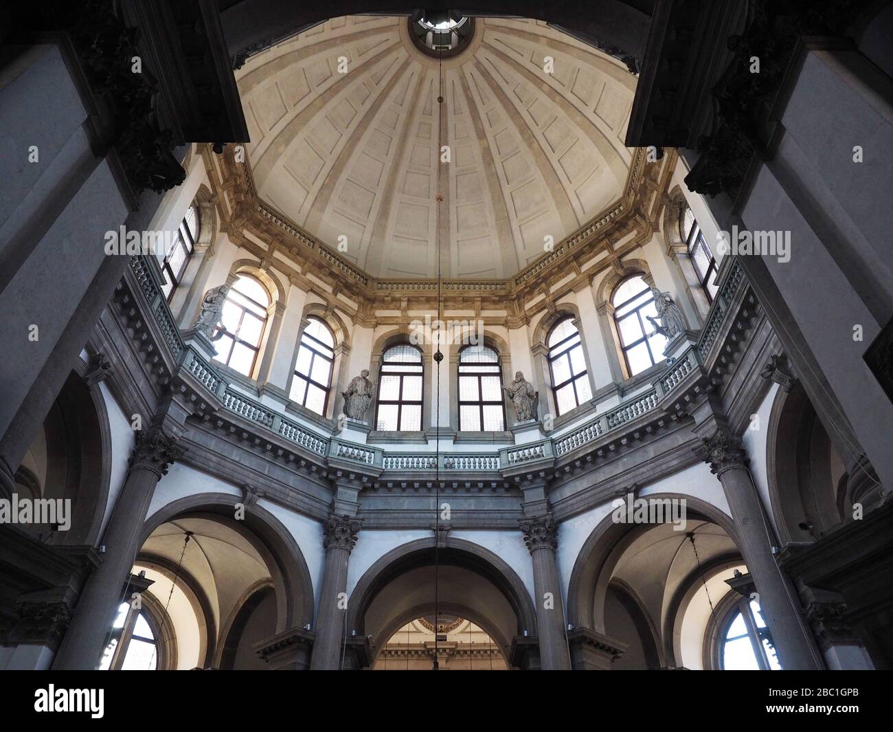 Chiesa Santa Maria della Salute Römisch-Katholische Kirche, Our Lady of Health, Dorsoduro Sestiere, Venedig, Venetien, Italien, Europa Stockfoto