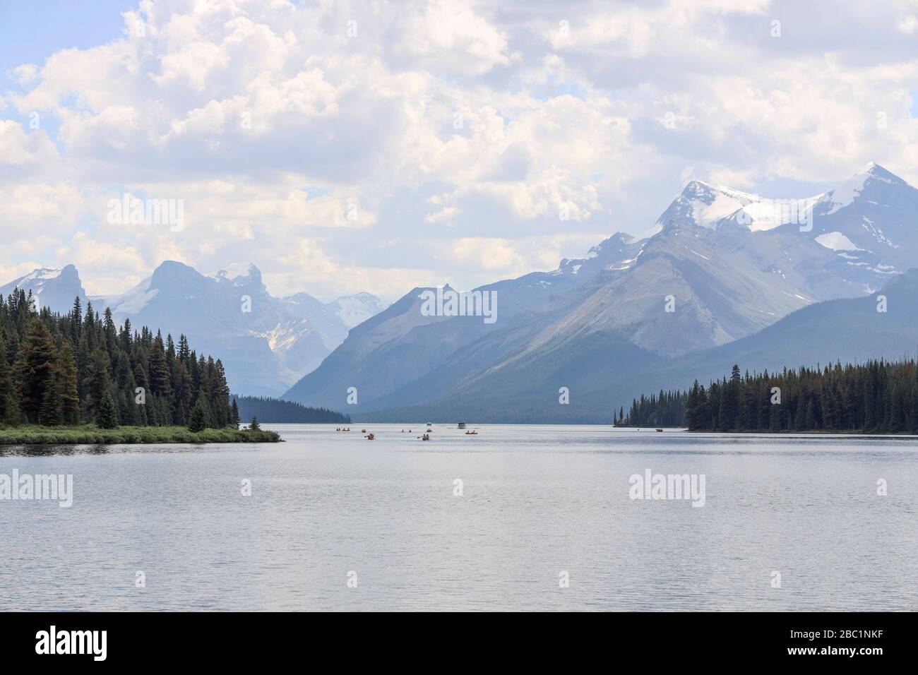 Maligne Lake im kanadischen Jasper National Park Stockfoto
