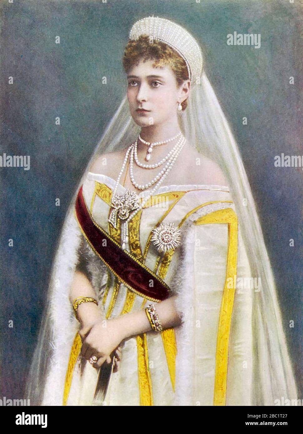 ALEXANDRA FEODOROWNA (1872-1918) Ehefrau von Nikolaus II. Von Russland Stockfoto