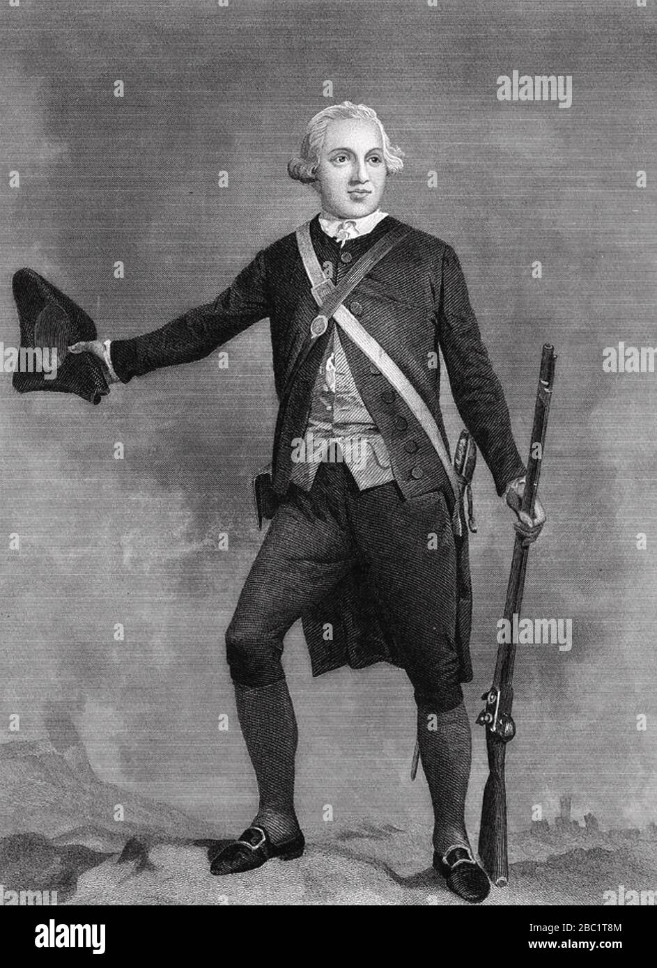 JOSEPH WARREN (1741-1775) amerikanischer Arzt und Soldat Stockfoto