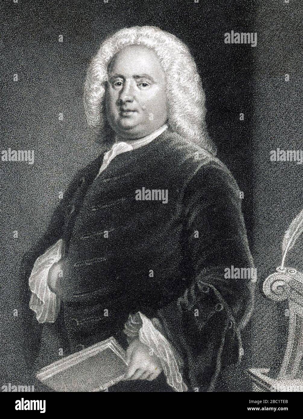 SAMUEL RICHARDSON (1789-1761) englischer Romanautor, Drucker und Verleger Stockfoto