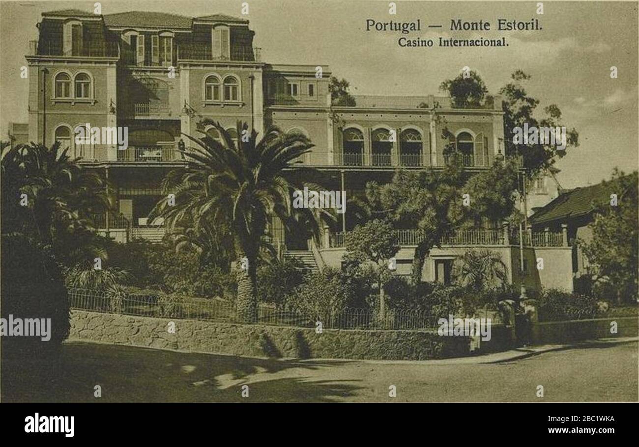 Grande Casino Internacional Monte Estoril. Stockfoto