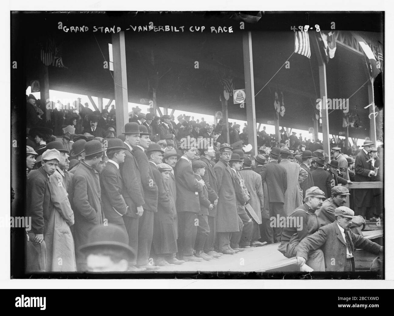 Tribüne Vanderbilt Cup Race Stockfoto