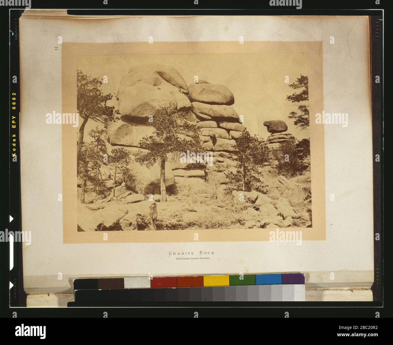 Granite Rock - Buford Station, Laramie Mountains Stockfoto