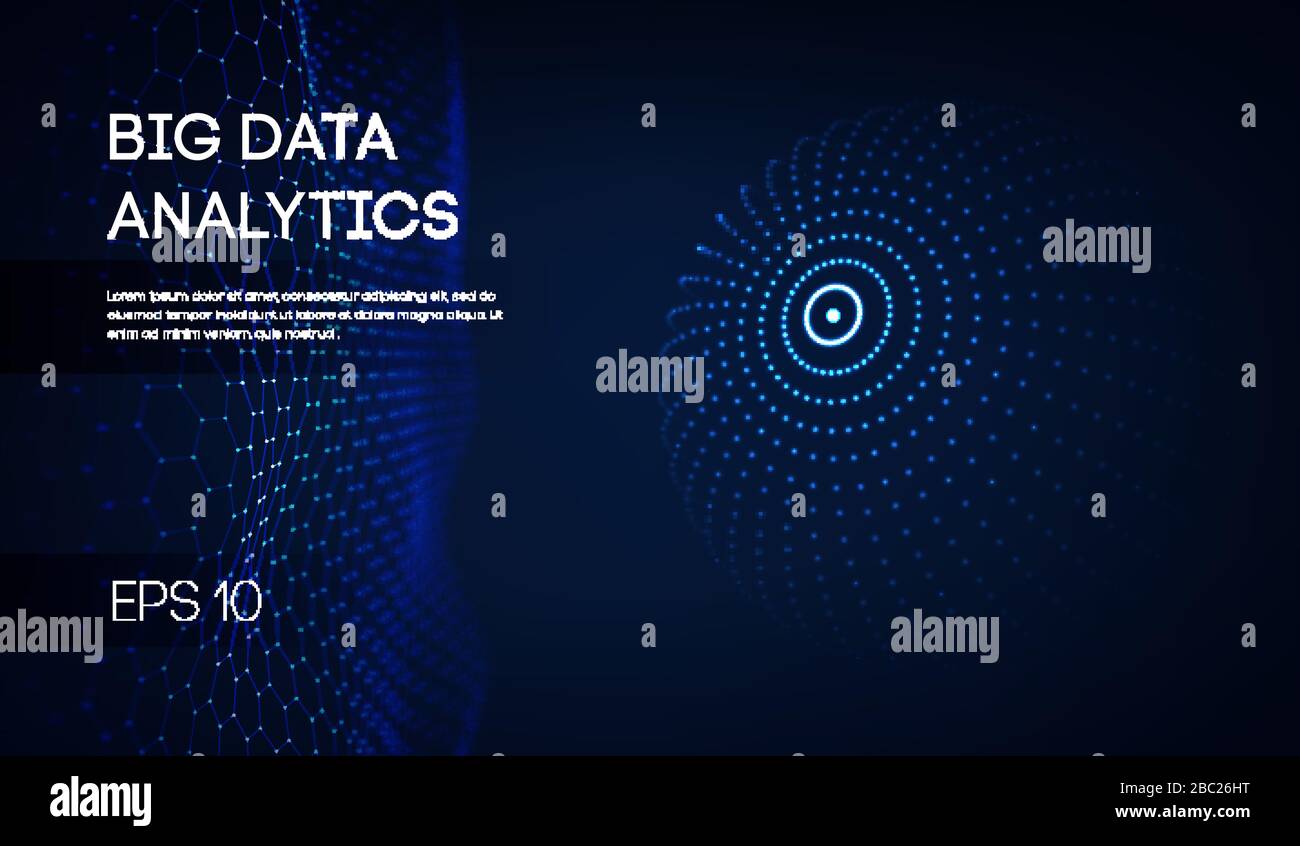 Buntes Dateninformationskonzept für elektronische Blöcke. Künstlicher Intelligenz verhaltenswissenschaftlicher Vektor. Kryptokurrency Bildung Big Data. EPS 10 Stock Vektor