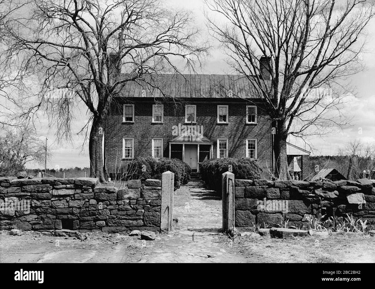 Green Hill Plantation & Main House, State Route 728, Long Island in der Nähe (Campbell County, Virginia). Stockfoto