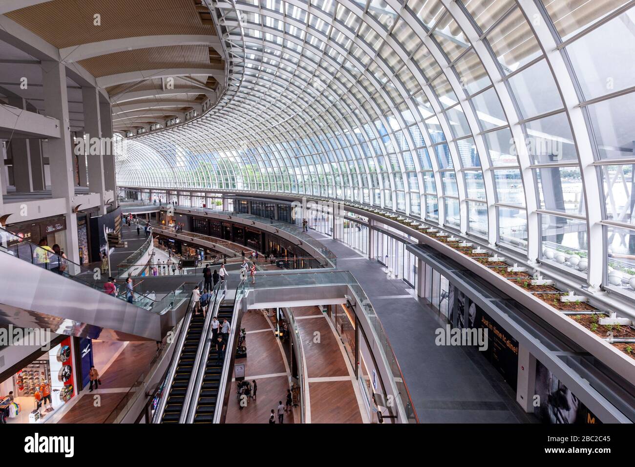The Shoppes in Marina Bay Sands, Singapur, Singapur Stockfoto