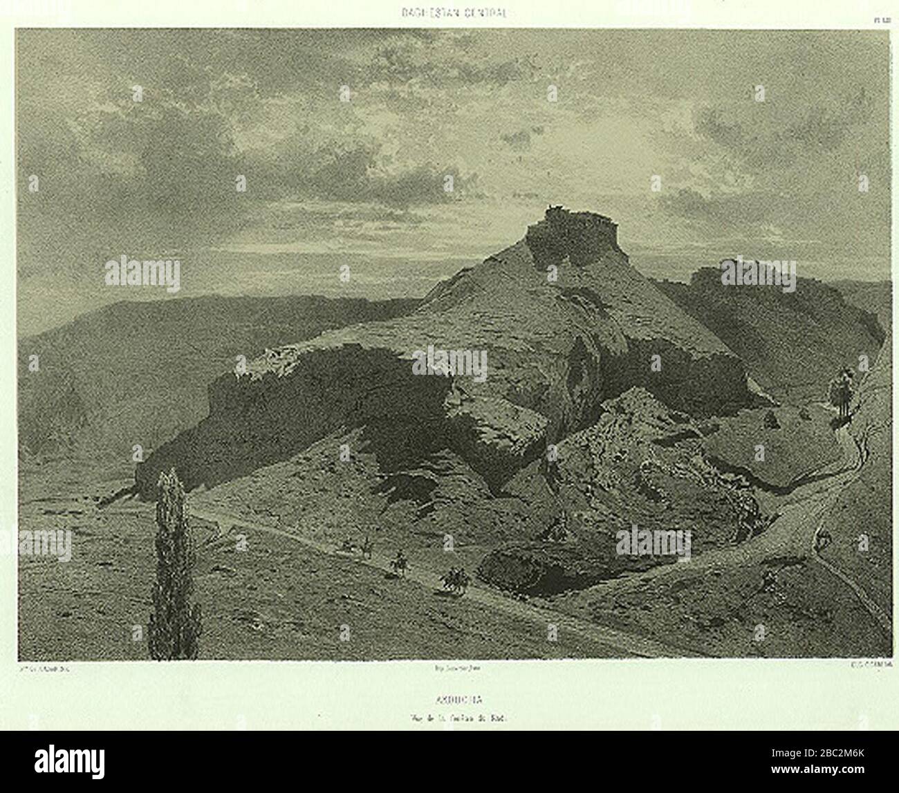 Grigory Gagarin. Daghestan Central. Akoucha. Stockfoto