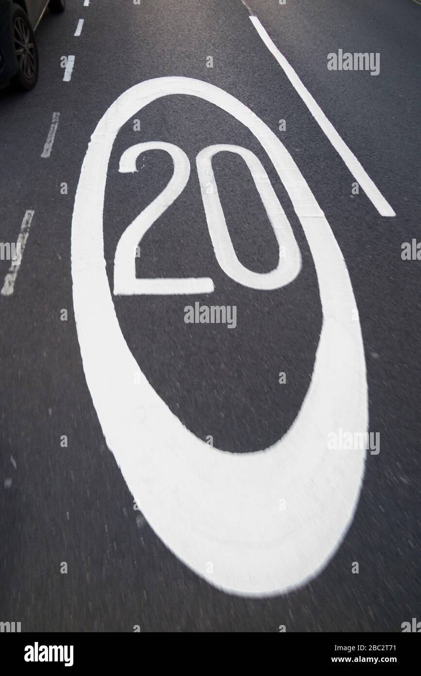 2 Stück Geschwindigkeitsbegrenzungsschild 15 MPH, 43,2x30,5 Cm, Reflektierend Aus Aluminium