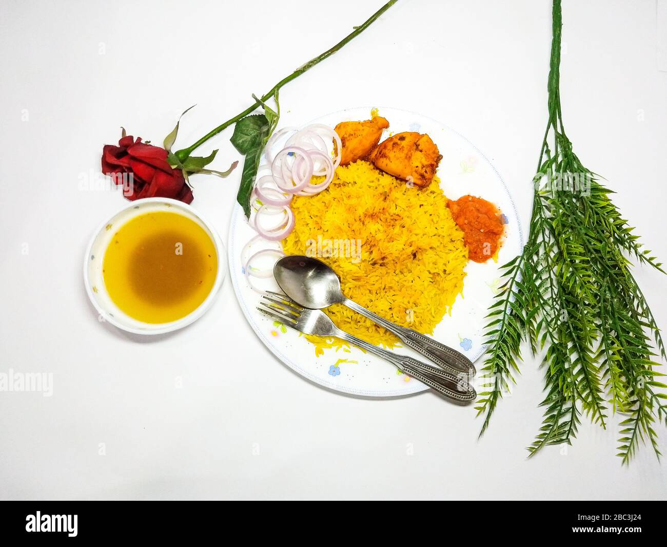 Huhn Mandi Stockfoto