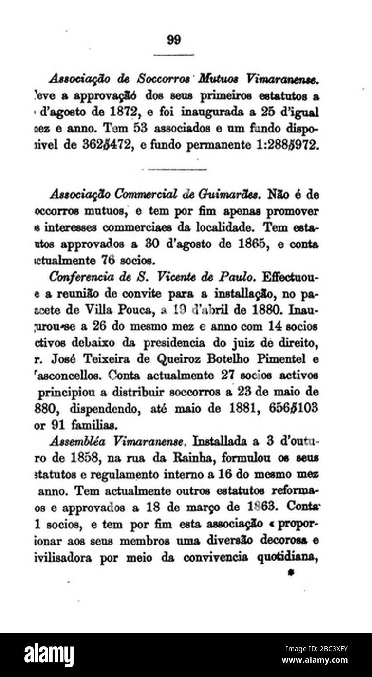 Guimarães- Apontamentos para a sua história - Bd. I (101). Stockfoto