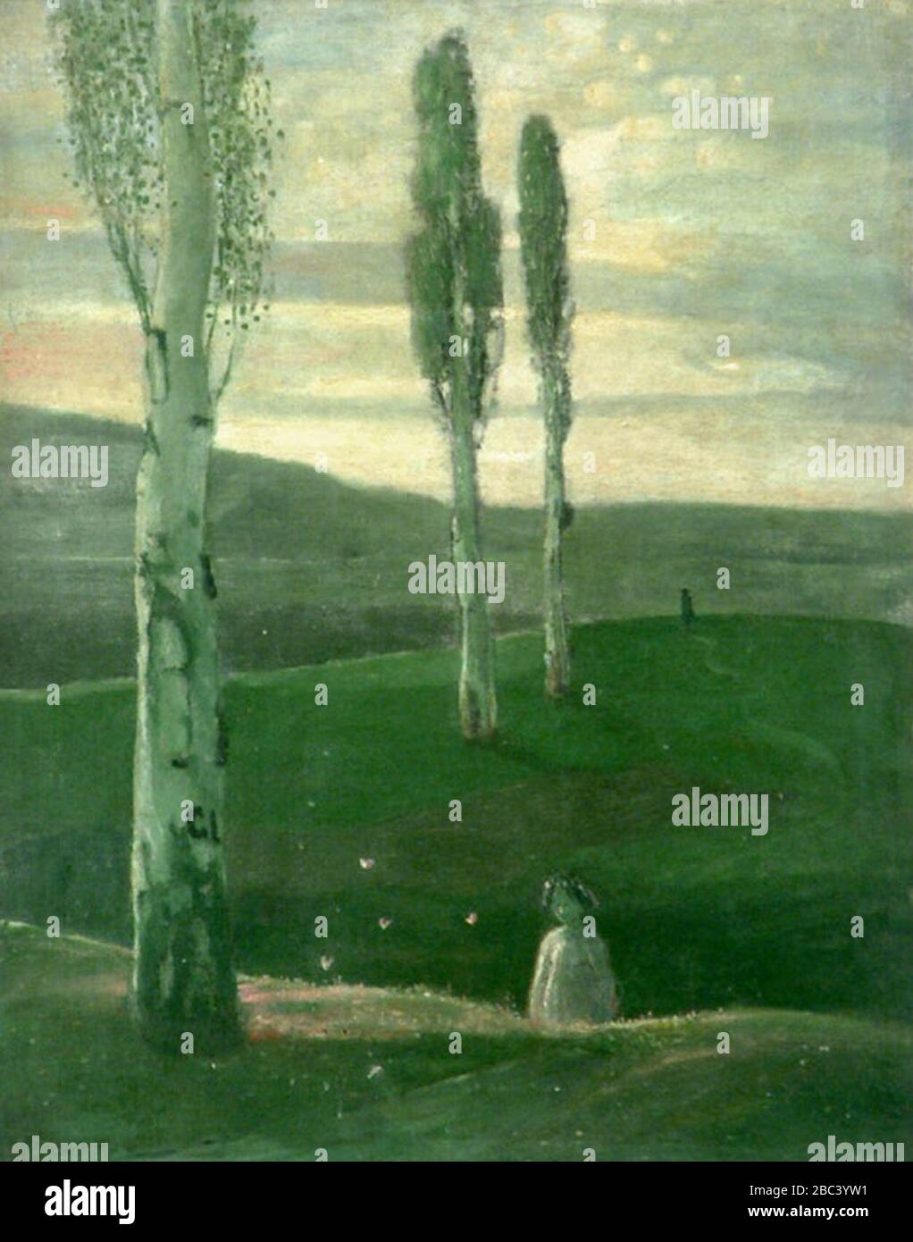 Gulácsy Springtime c. 1900. Stockfoto