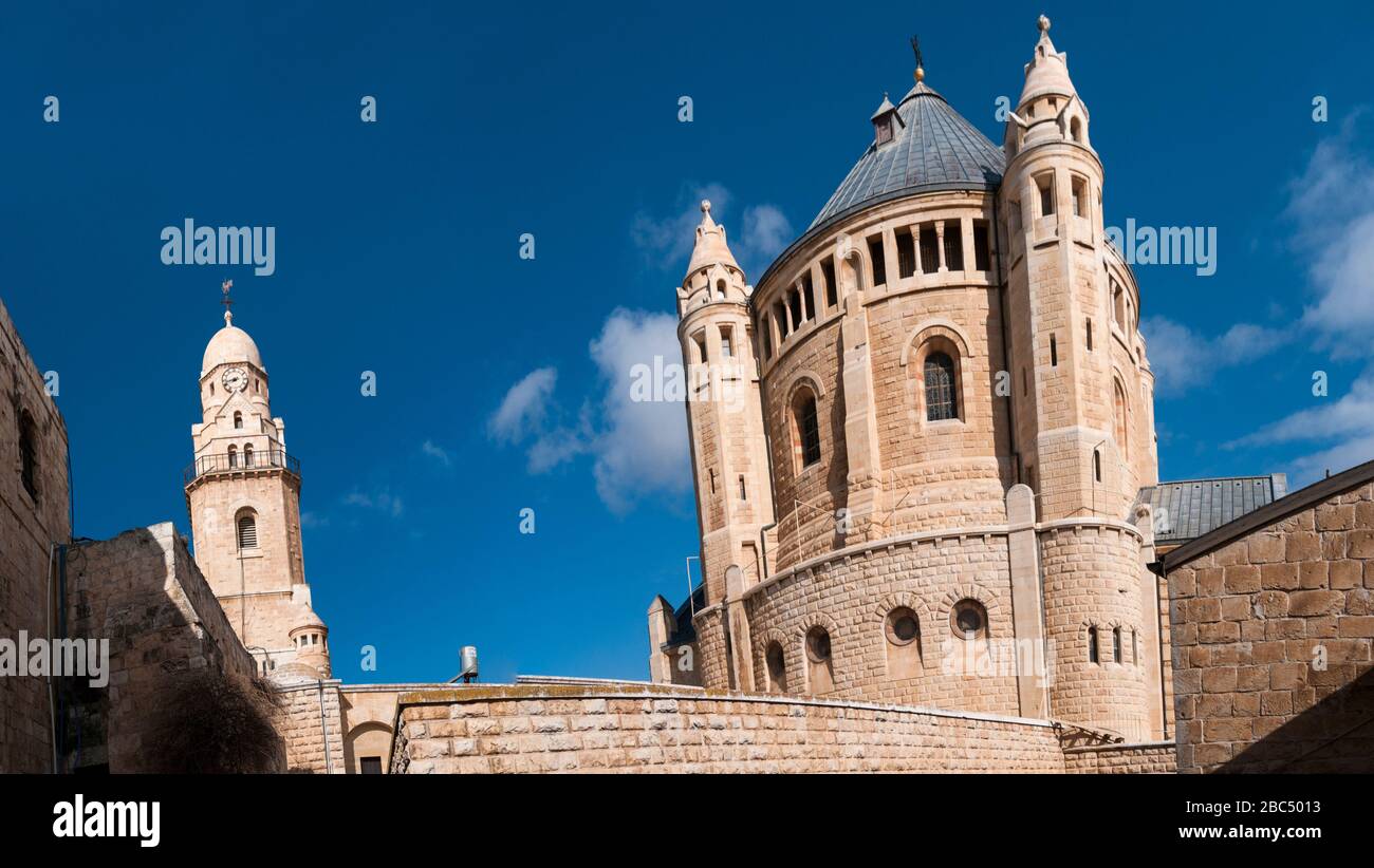 Pilgerfahrt – Israel: Dormition Abbey - Jerusalem Stockfoto