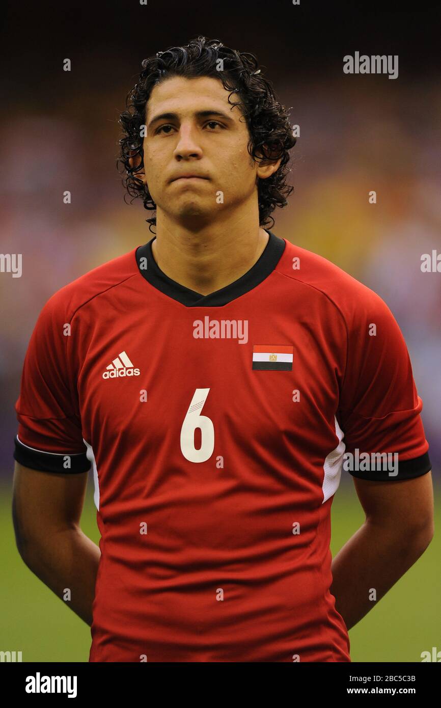 Ägyptens Ahmed Hegazi Stockfoto