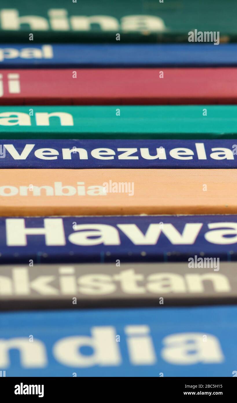 Reiseführer Stockfoto