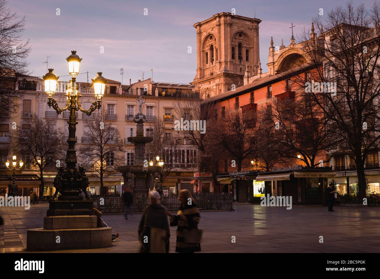 Plaza Bib-Rambla, Granada, Andalusien, Spanien Stockfoto